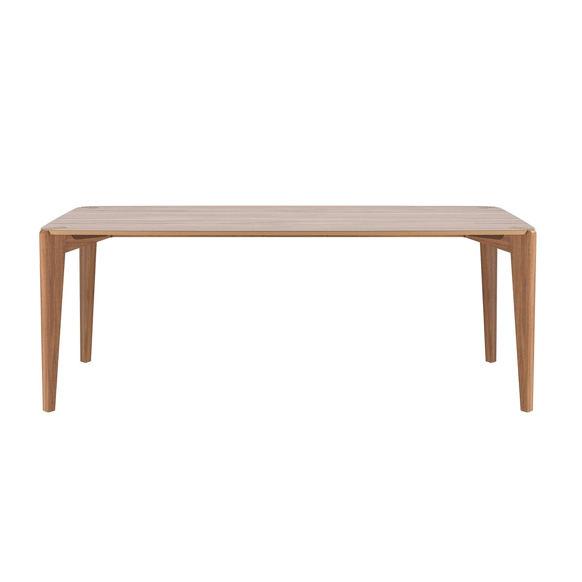Mesa de Jantar Retangular para 8 Lugares Harmony 219cm Natural com Canella - Província - Mesa de jantar