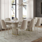 Mesa de Jantar Retangular para 8 Lugares Lintz 219cm - Província - Mesa 8 Cadeiras