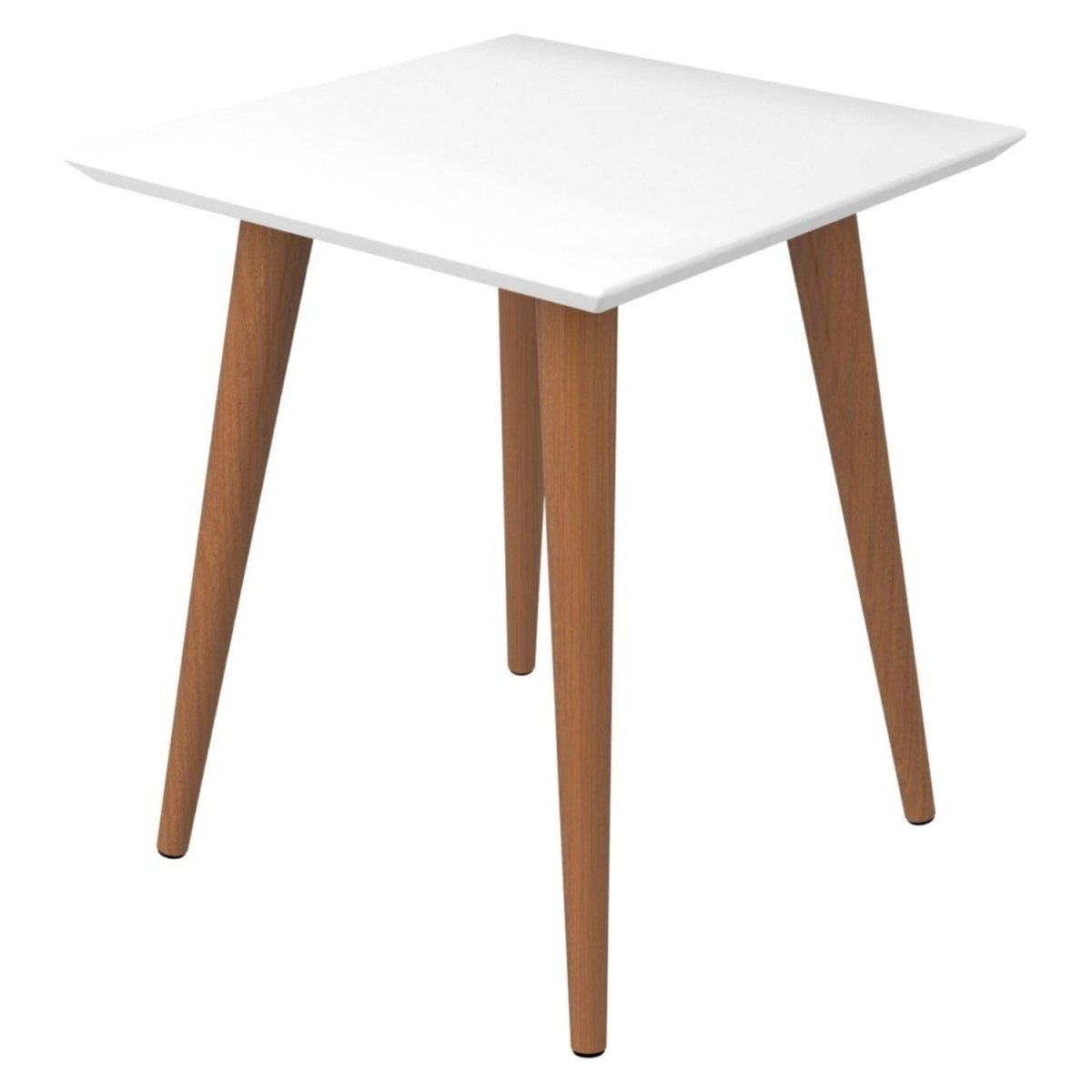 Mesa Lateral Quadrada 44cm Utopia Branco Gloss - Província - Mesa de centro