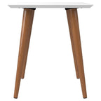 Mesa Lateral Quadrada 44cm Utopia Branco Gloss - Província - Mesa de centro