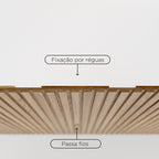 Módulo 01 Painel Devin - 0.44 x 2.5 - Província - Painel para TV
