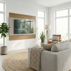 Painel para TVs até 75 Polegadas New Lincoln 184cm Freijó com Grigio Gloss - Província - Painel para TV