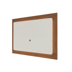 Rack com Painel para TV até 75 Polegadas MDF 220cm Pés em Madeira Maciça Flynt Oslo