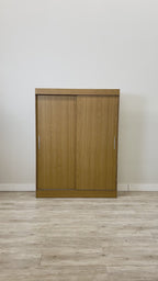 Guarda Roupa Solteiro 2 Portas de Correr Orazio 135cm Preto