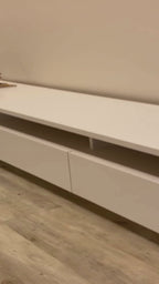 Rack para TV 75 Polegadas 3 Portas 219cm Aspen - Branco