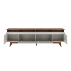 Rack Flynt ST com Painel para TV até 75 Polegadas 220cm Oslo Off White com Canela - Província - 