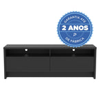 Rack para TVs até 50 Polegadas 2 Portas Aspen 135cm - Província - Rack com painel