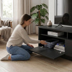 Rack para TVs até 50 Polegadas 2 Portas Aspen 135cm - Província - Rack com painel