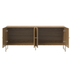 Rack para TVs até 50 Polegadas Voss 146 cm Freijó com Champanhe - Província - Rack