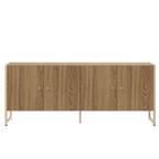 Rack para TVs até 50 Polegadas Voss 146 cm Freijó com Champanhe - Província - Rack