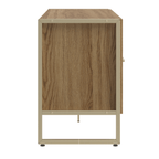 Rack para TVs até 50 Polegadas Voss 146 cm Freijó com Champanhe - Província - Rack