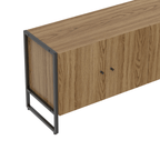 Rack para TVs até 50 Polegadas Voss 146 cm Freijó com Champanhe - Província - Rack