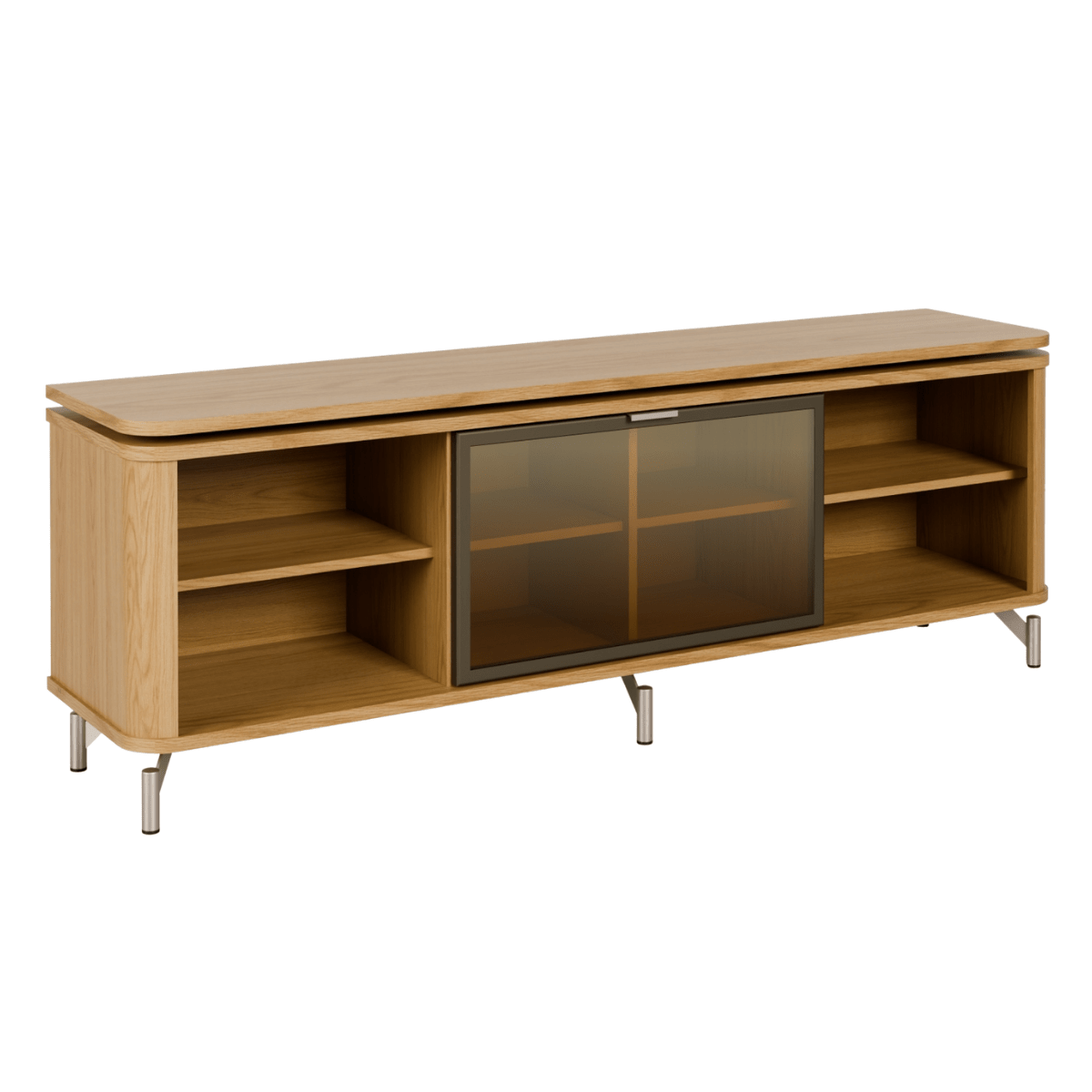 Rack para TVs até 75 Polegadas 100% MDF 1 Porta com Vidro Reflecta Lincoln Float 169cm - Província - Rack