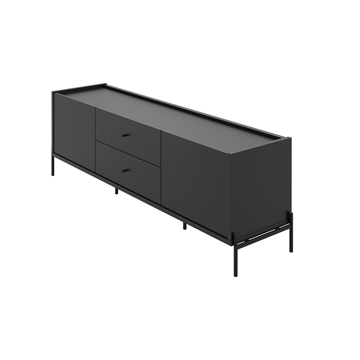 Rack para TVs até 75 Polegadas 2 Portas 2 Gavetas Jasper 185cm - Província - Rack