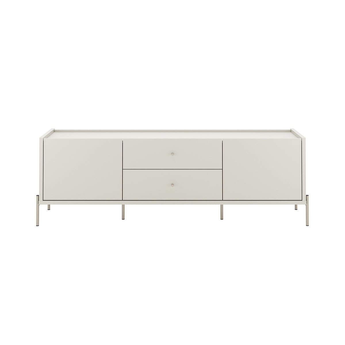 Rack para TVs até 75 Polegadas 2 Portas 2 Gavetas Jasper 185cm - Província - Rack