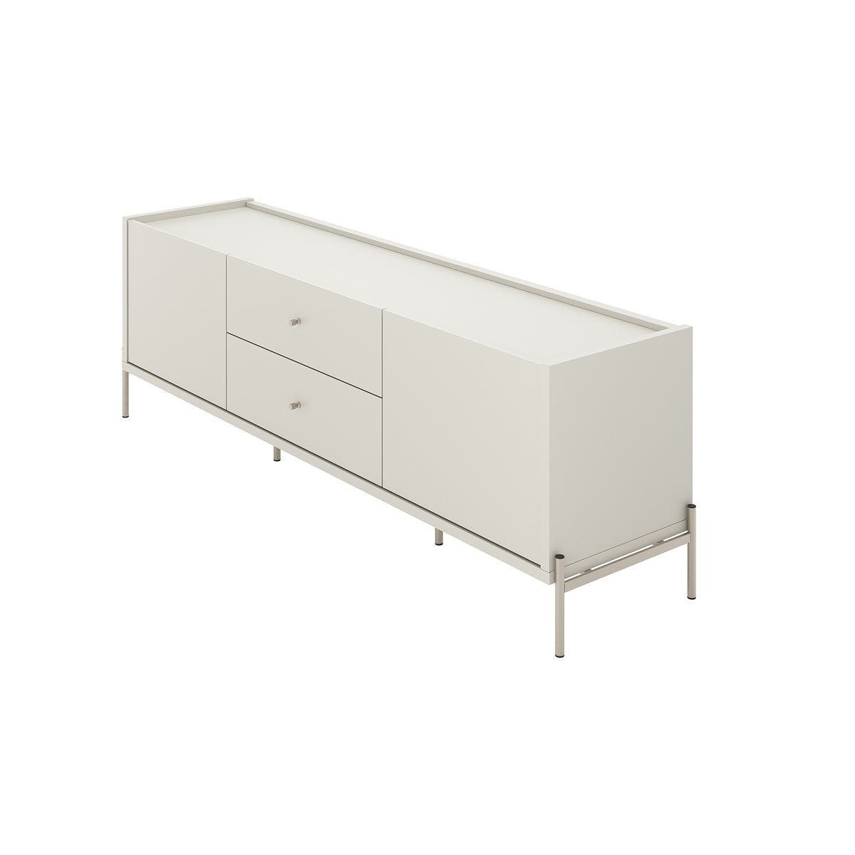 Rack para TVs até 75 Polegadas 2 Portas 2 Gavetas Jasper 185cm - Província - Rack