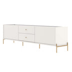 Rack para TVs até 75 Polegadas 2 Portas 2 Gavetas Jasper 220cm - Província - Rack