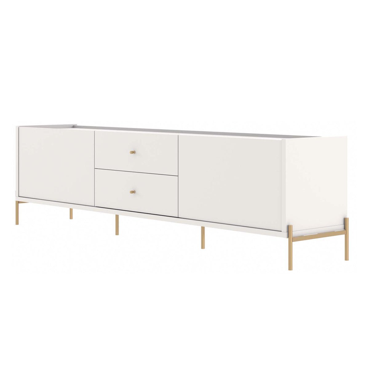 Rack para TVs até 75 Polegadas 2 Portas 2 Gavetas Jasper 220cm - Província - Rack