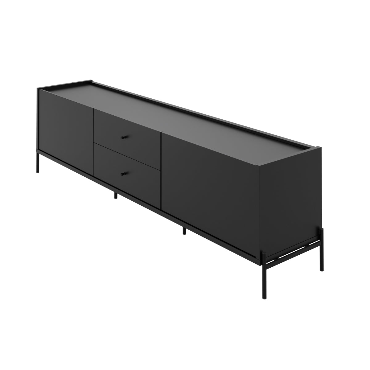 Rack para TVs até 75 Polegadas 2 Portas 2 Gavetas Jasper 220cm - Província - Rack