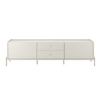 Rack para TVs até 75 Polegadas 2 Portas 2 Gavetas Jasper 220cm - Província - Rack