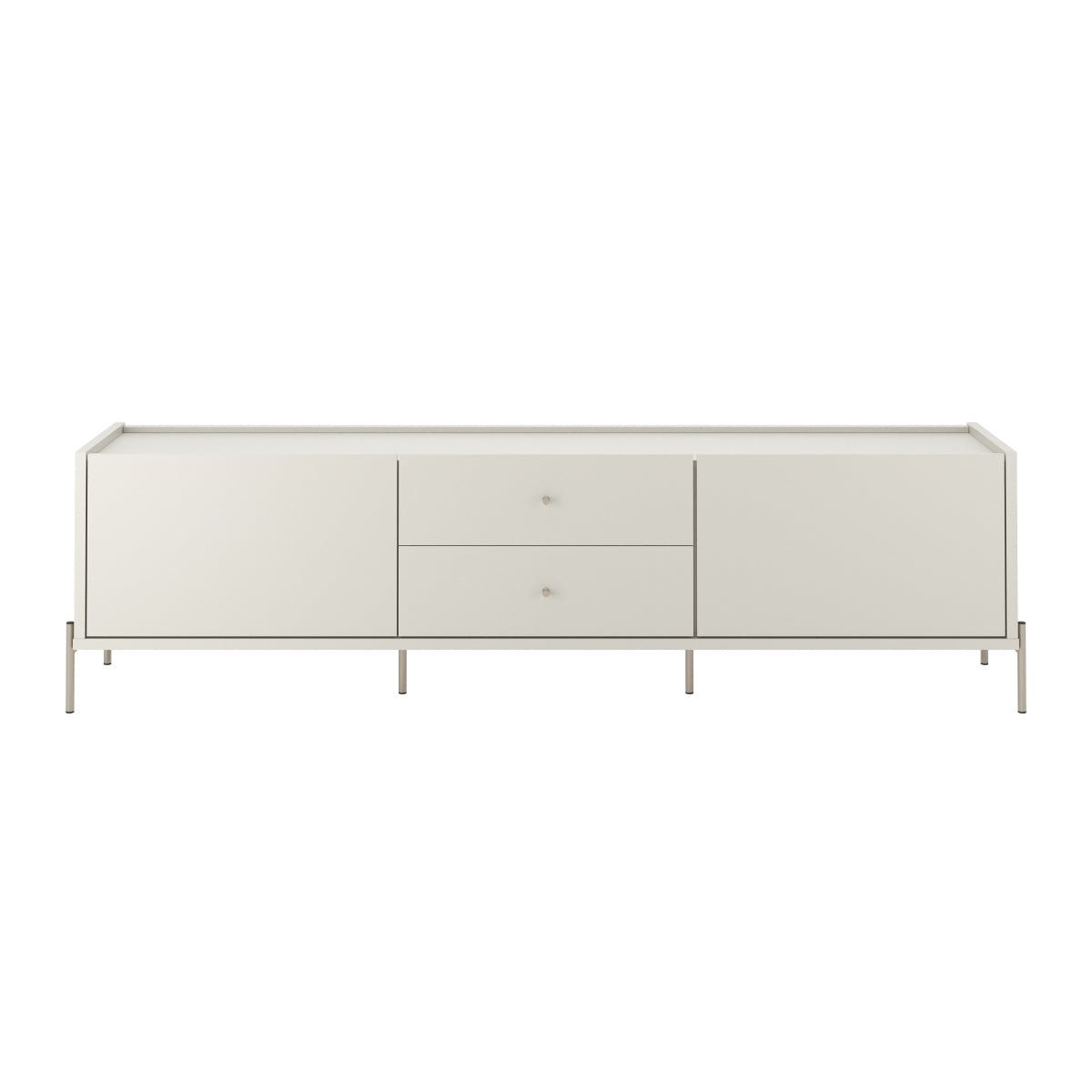 Rack para TVs até 75 Polegadas 2 Portas 2 Gavetas Jasper 220cm - Província - Rack