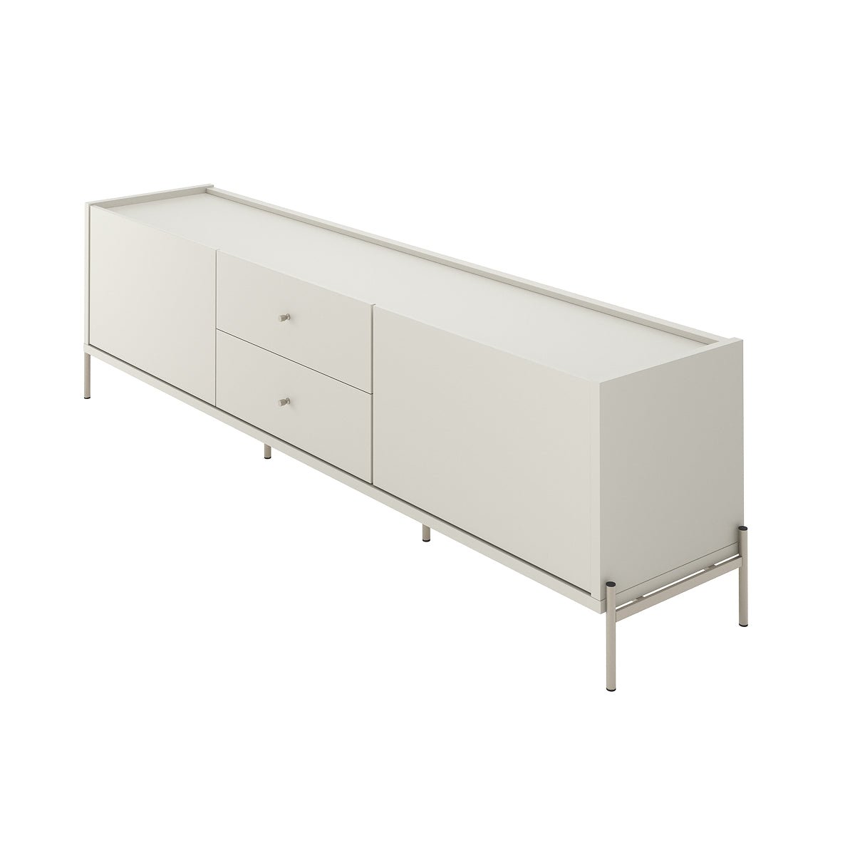 Rack para TVs até 75 Polegadas 2 Portas 2 Gavetas Jasper 220cm - Província - Rack