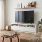 Rack para TVs até 75 Polegadas 3 Portas Aspen 184cm - Província - Rack com painel