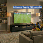 Rack para TVs até 75 Polegadas 3 Portas Aspen 184cm - Província - Rack com painel