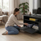 Rack para TVs até 75 Polegadas 3 Portas Aspen 184cm - Província - Rack com painel