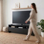 Rack para TVs até 75 Polegadas 3 Portas Aspen 184cm - Província - Rack com painel