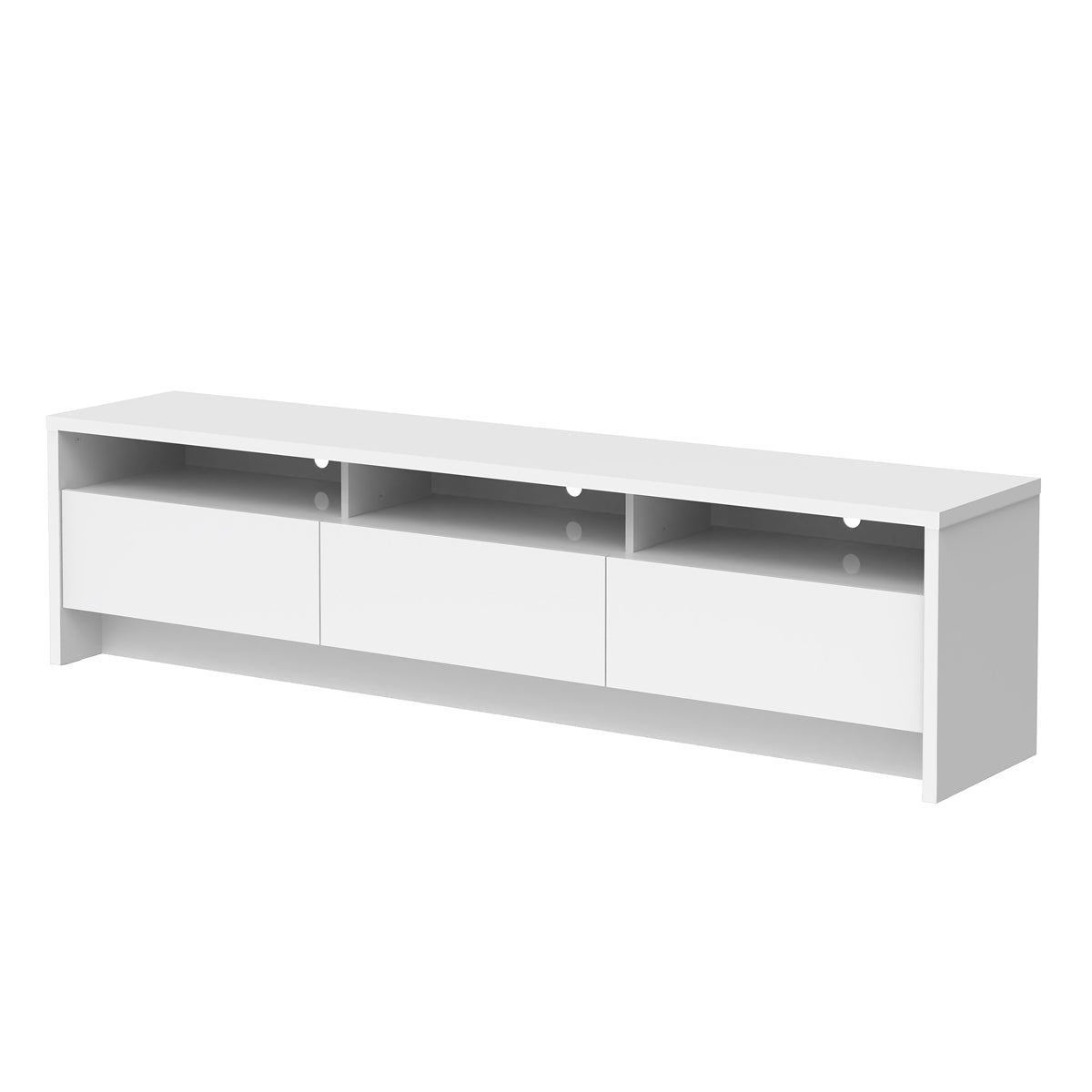 Rack para TVs até 75 Polegadas 3 Portas Aspen 219cm - Província - Rack com painel