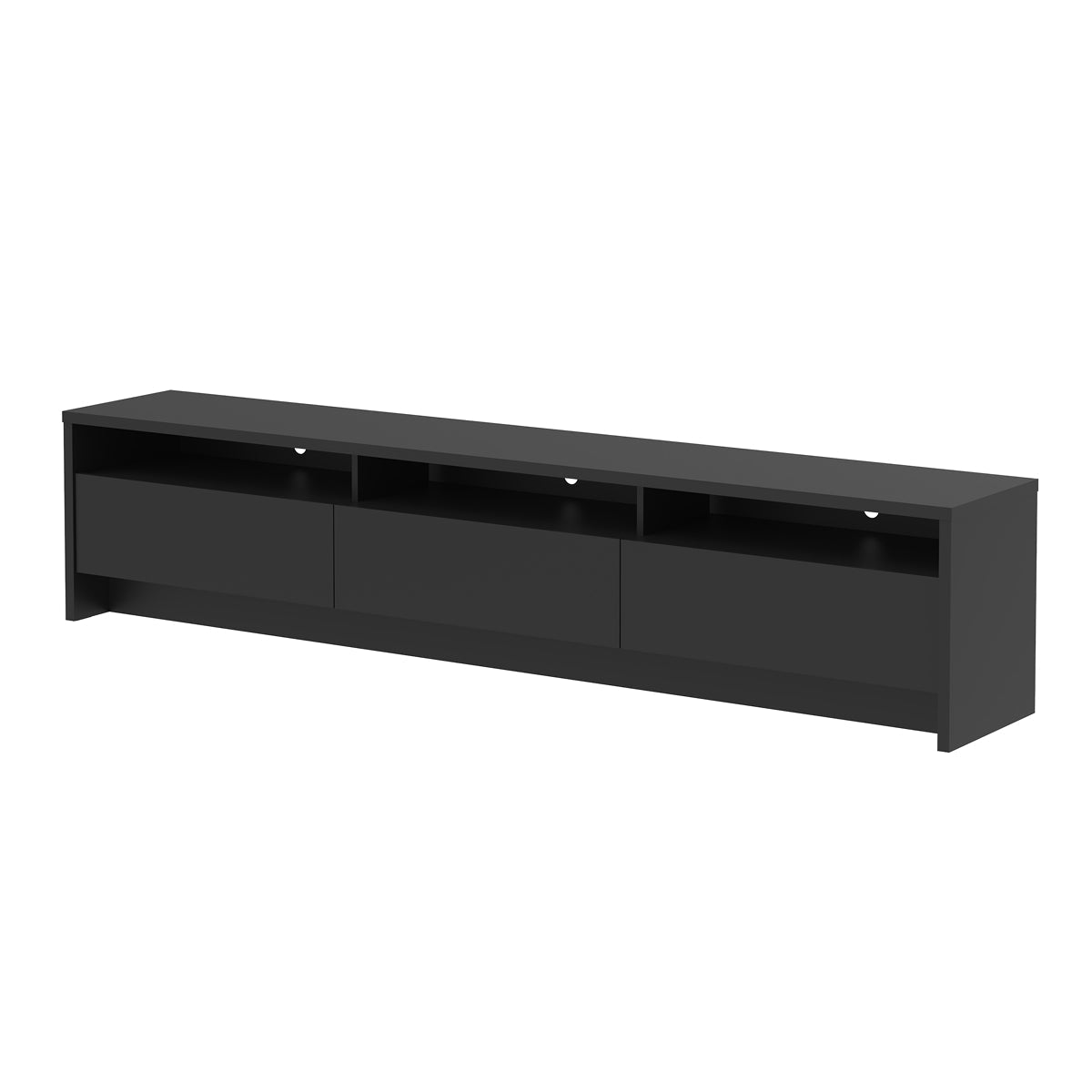Rack para TVs até 75 Polegadas 3 Portas Aspen 219cm - Província - Rack com painel