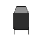 Rack para TVs até 75 Polegadas Jasper 220 cm Preto Fosco - Província - Rack