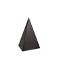 Pirâmide Decorativa de Metal Quéops Preto 18 cm