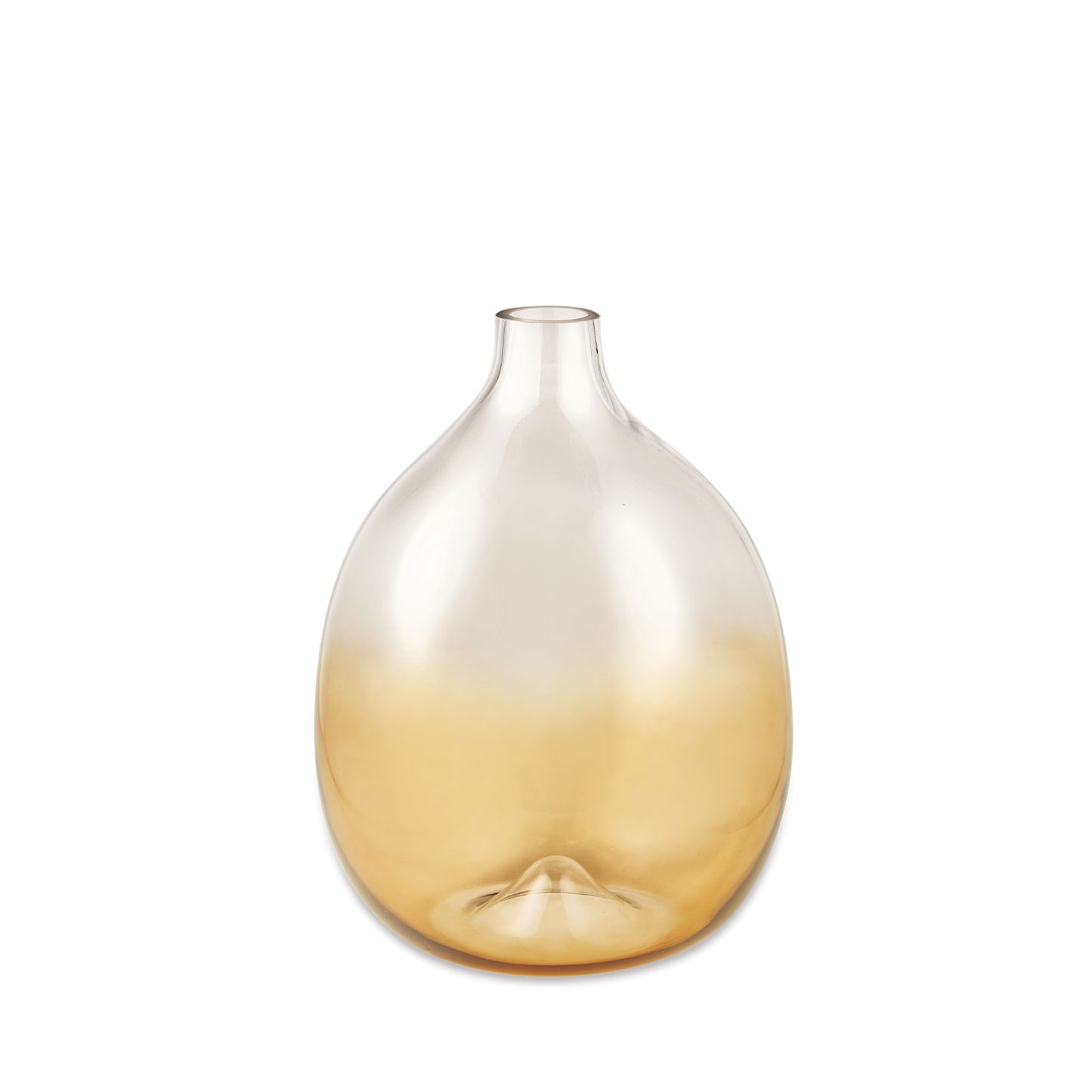 Vaso Decorativo de Vidro Zuri Fumê 43cm