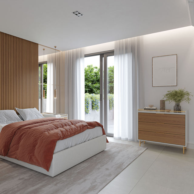 Cômoda c/ 3 Gavetas Yves - 90 cm /Outlet