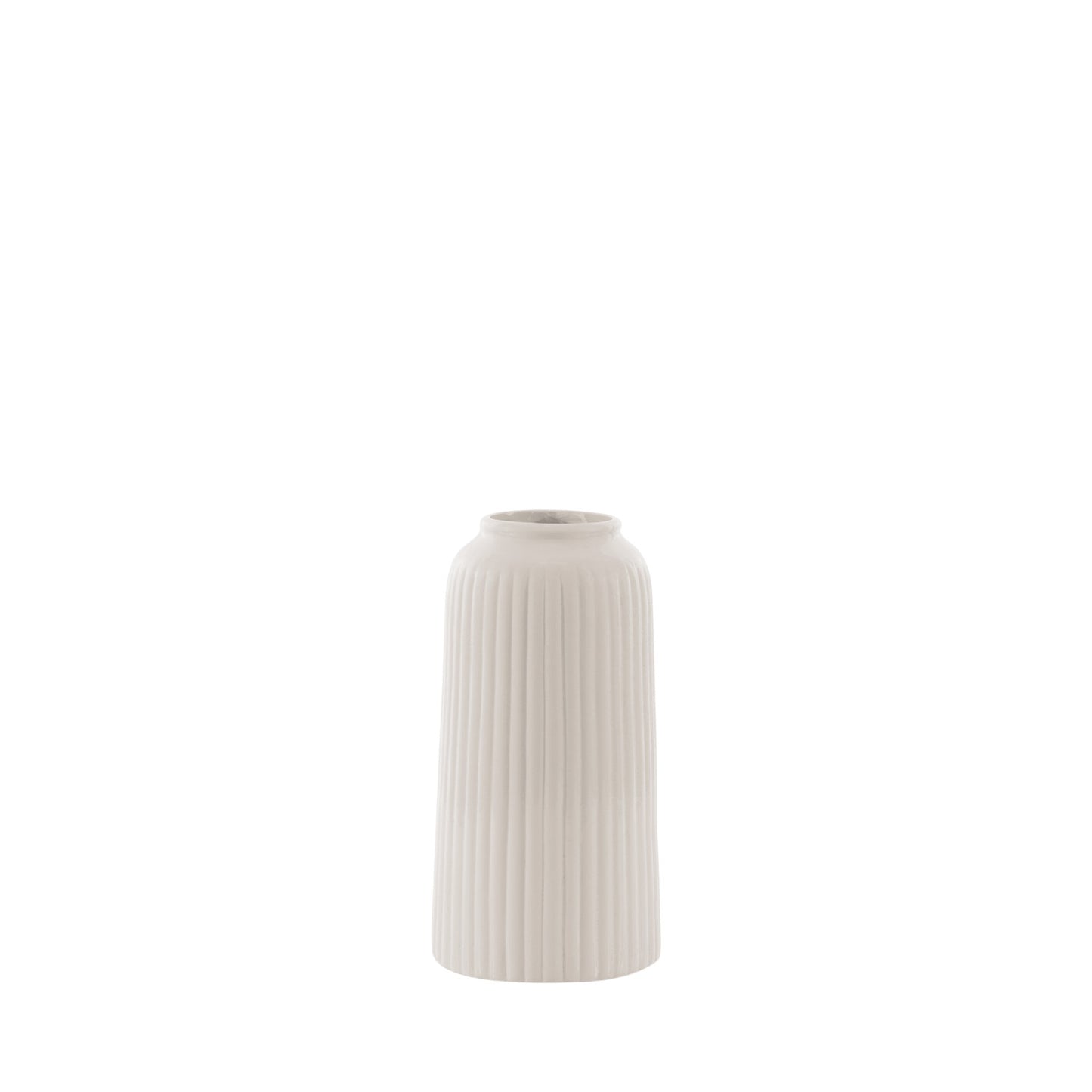 Vaso Decorativo Cerâmica Frasier Off White 25 cm