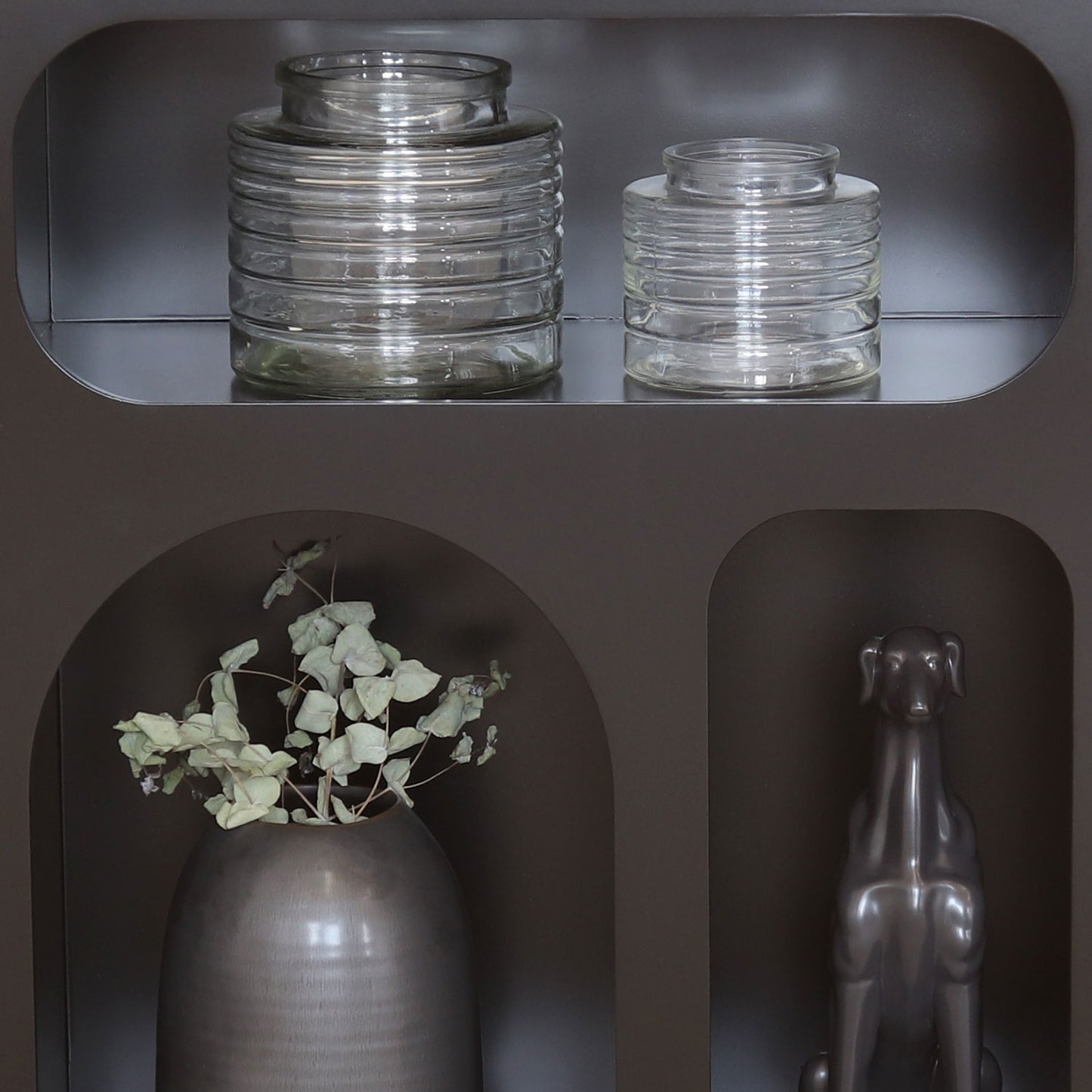Vaso Decorativo Vidro Incolor Poroy 14 cm