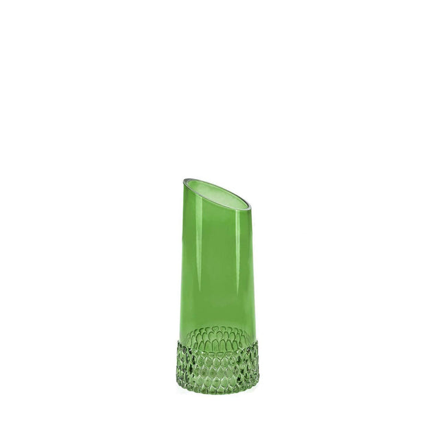Vaso Decorativo de Vidro Canie Verde 18 cm