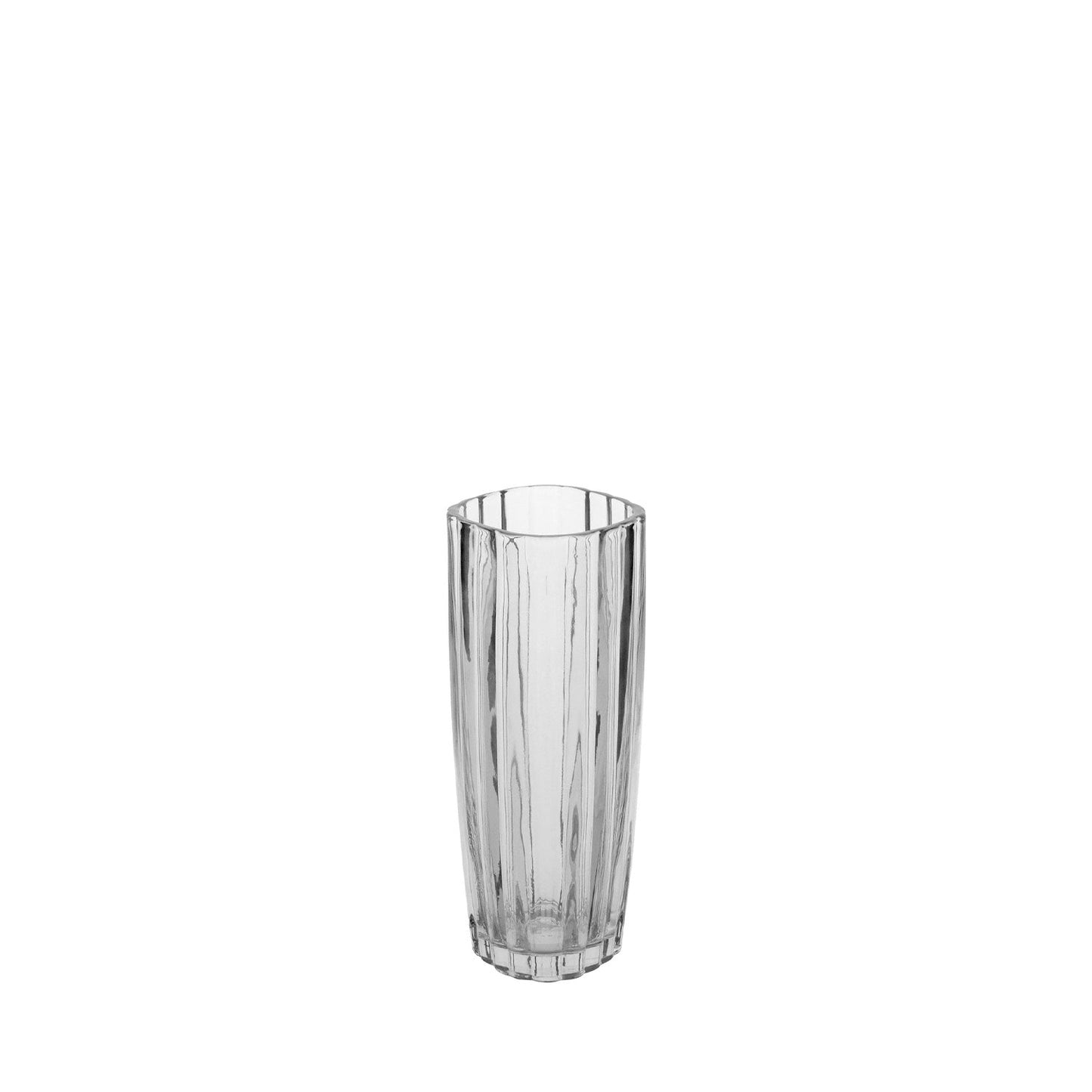 Vaso Decorativo de Vidro Lyssen Incolor 24,5 cm