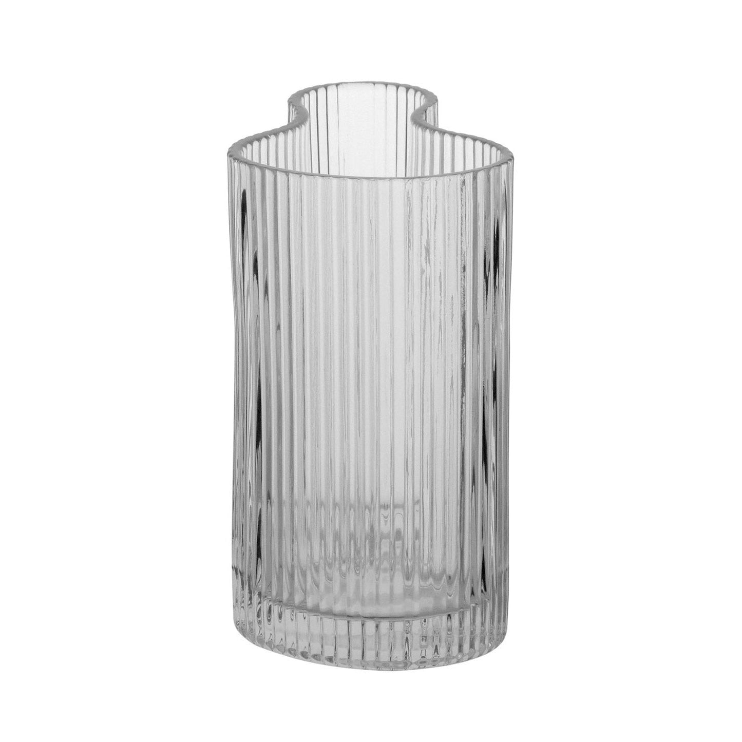 Vaso Decorativo de Vidro Organic Incolor 21,5 cm