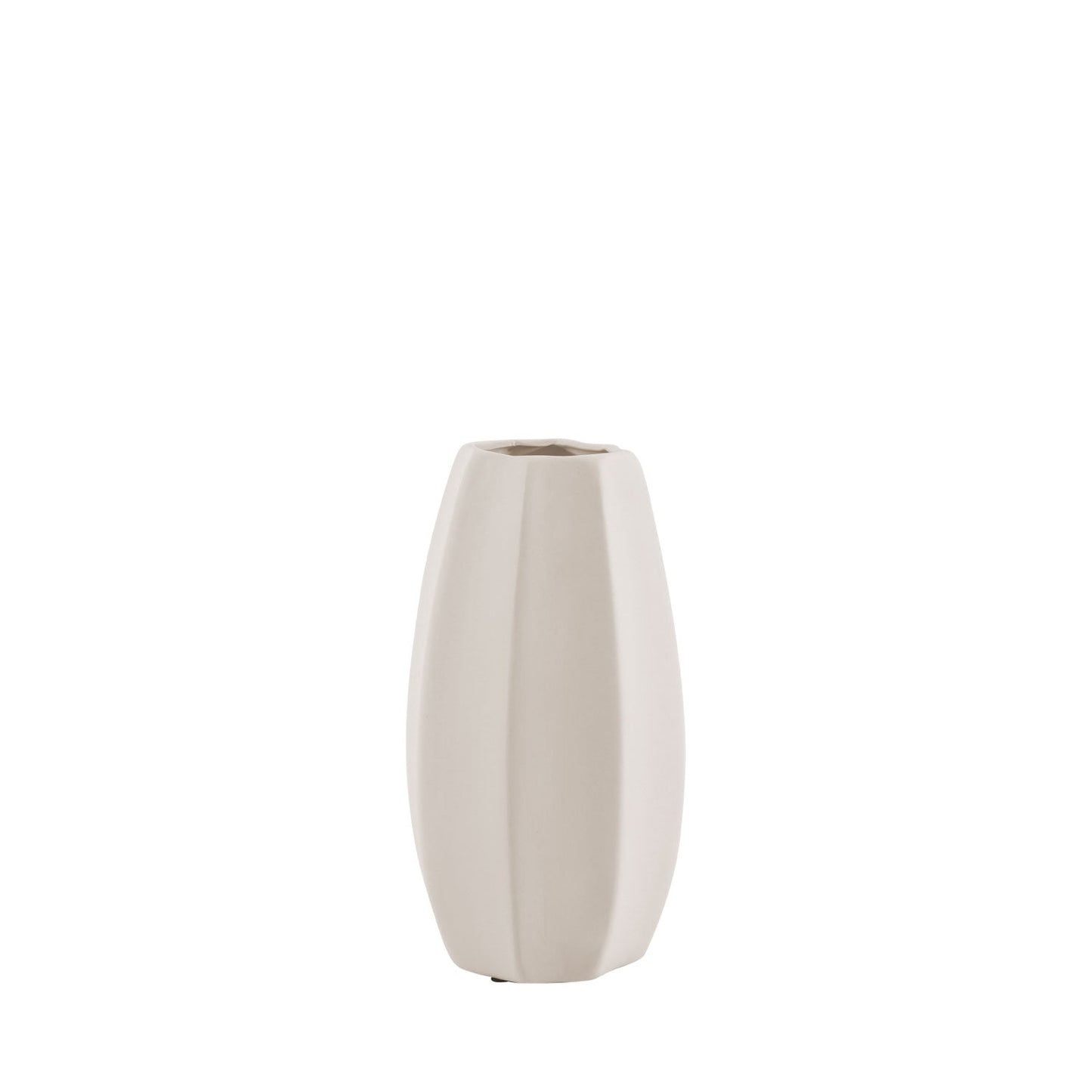 Vaso Decorativo em Cerâmica Lippe Off White 32 cm