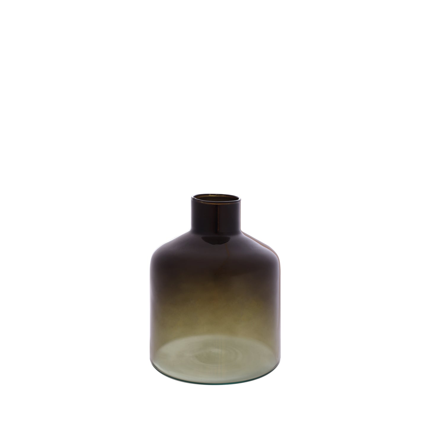 Vaso Decorativo em Vidro Bottle Erva Doce 21 cm