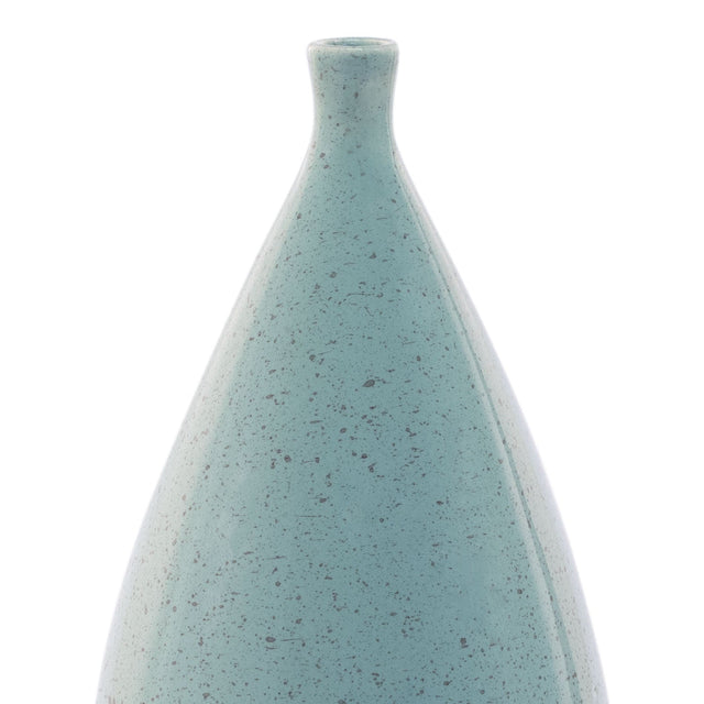 Vaso de Cerâmica Belmonte Verde Granito 30 cm