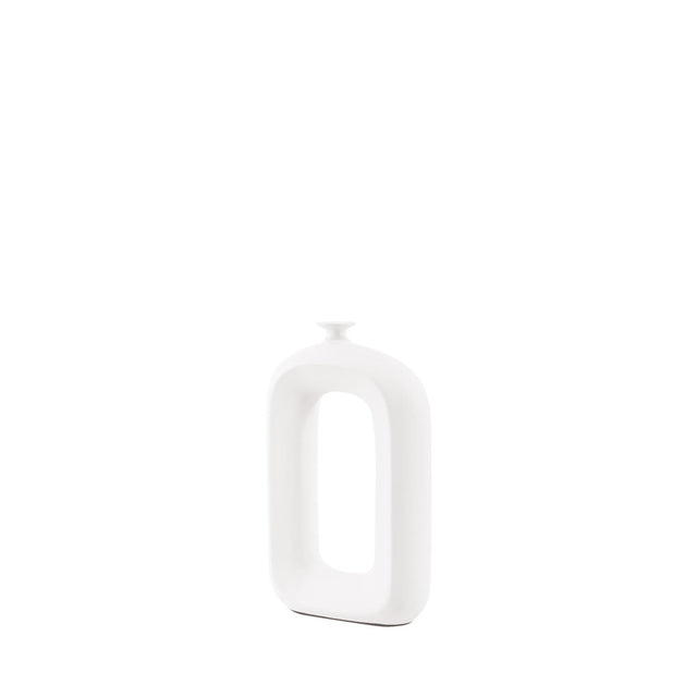 Vaso de Cerâmica Douro Off White 34 cm