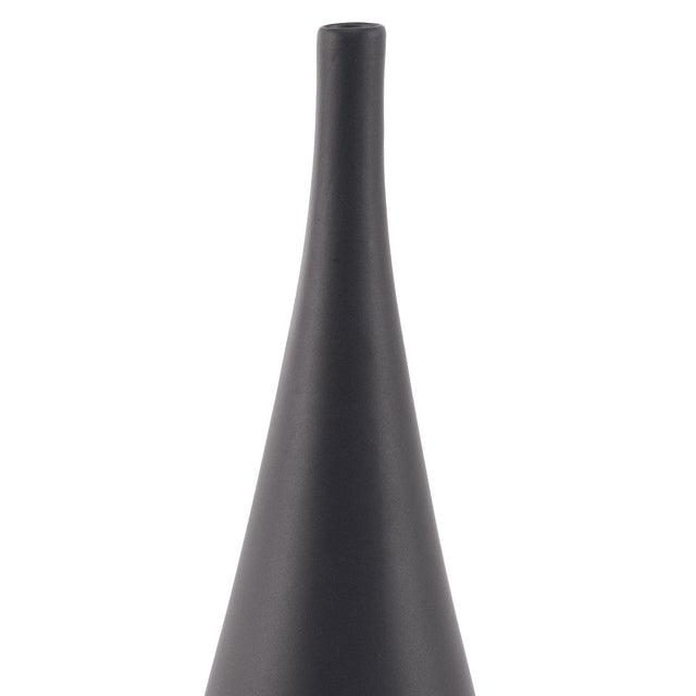 Vaso de Cerâmica Évora Preto 38 cm