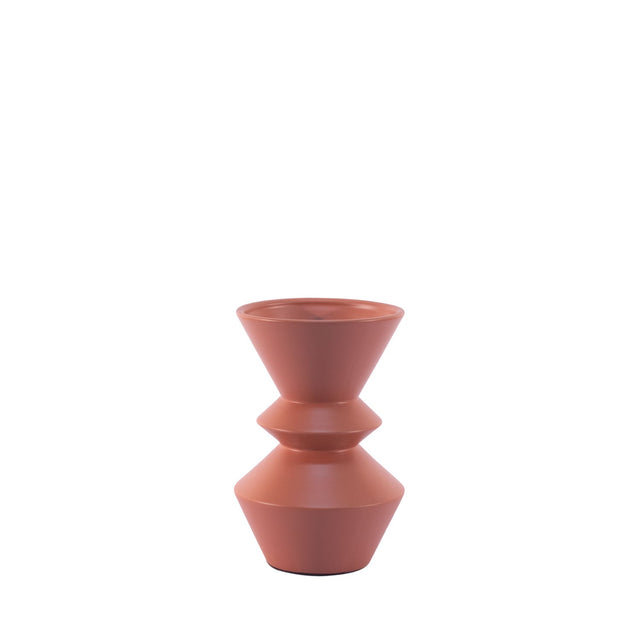 Vaso de Cerâmica Lisbone Terracota 26 cm