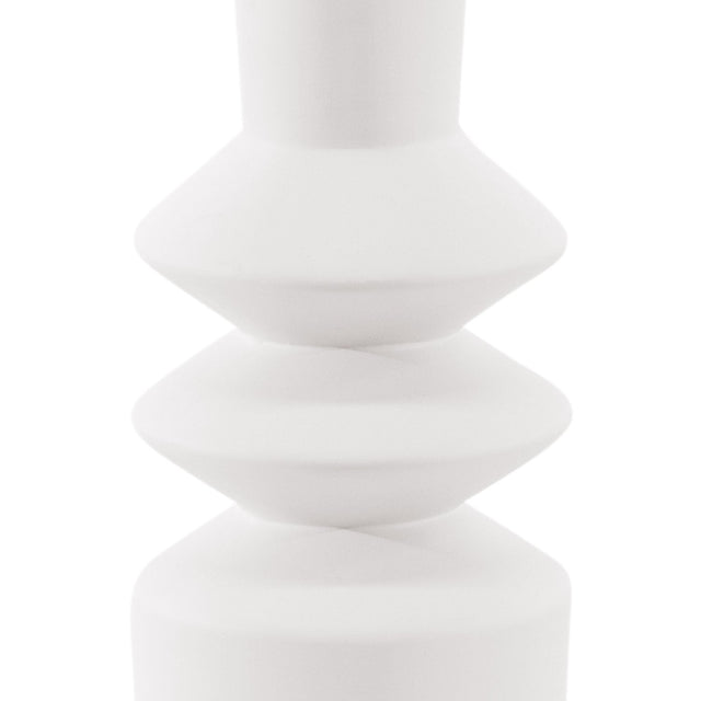 Vaso de Cerâmica Portenho Off White 38,5 cm