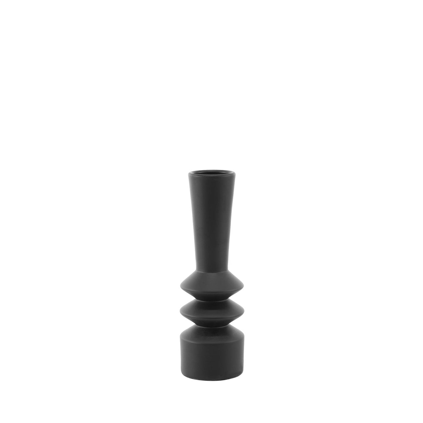Vaso de Cerâmica Portenho Preto 38,5 cm