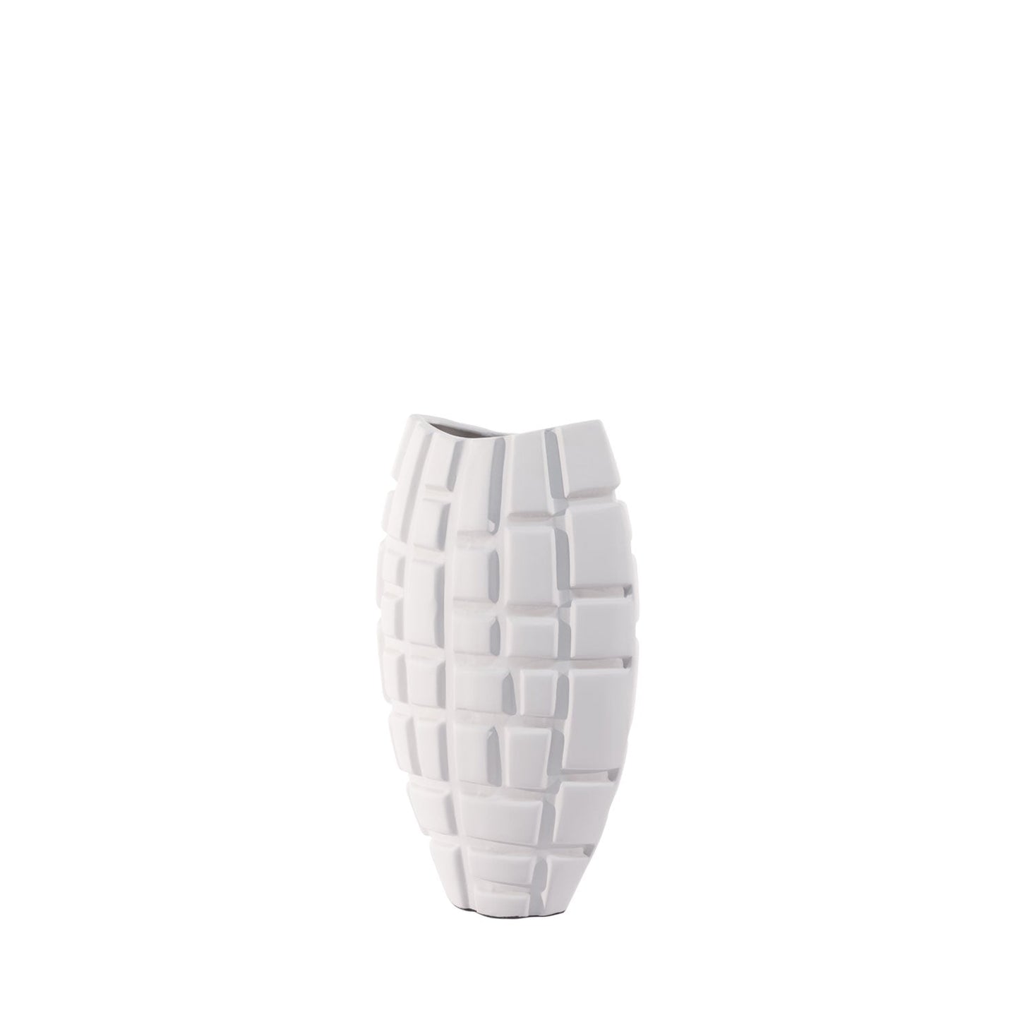 Vaso de Cerâmica Viana Off White 38 cm
